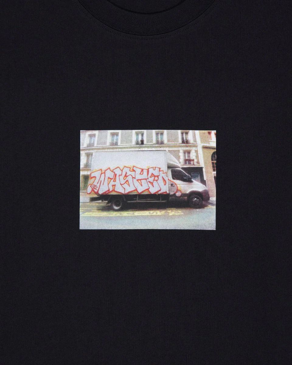 Camiseta Wasted Paris Dumper Negro Unisex - Image 3