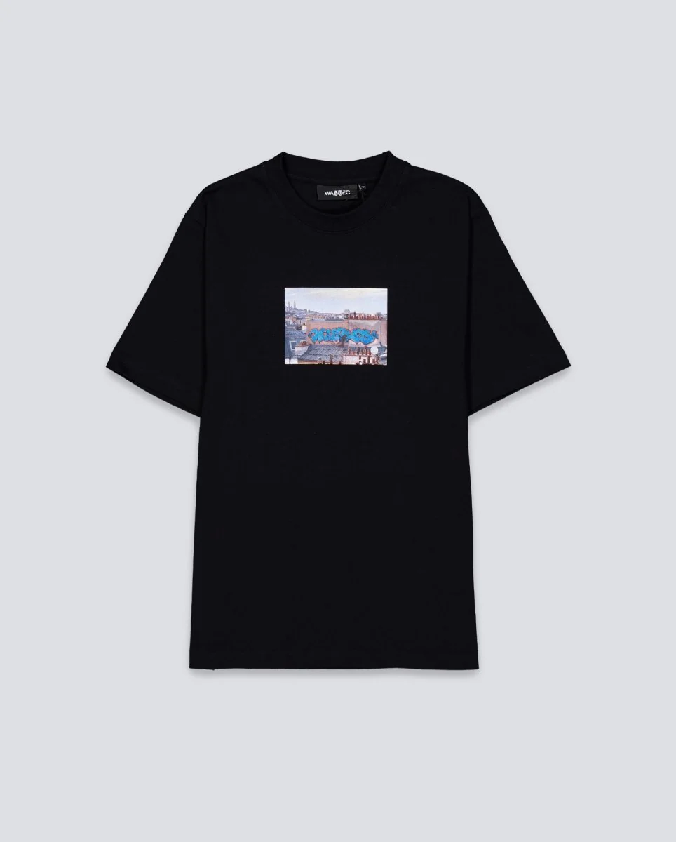 Camiseta Wasted Paris Elevation Negro Unisex