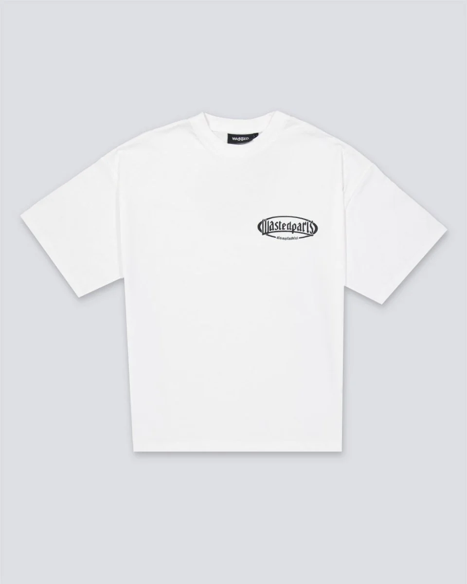 Camiseta Wasted Paris Yard Boxy Blanco Unisex