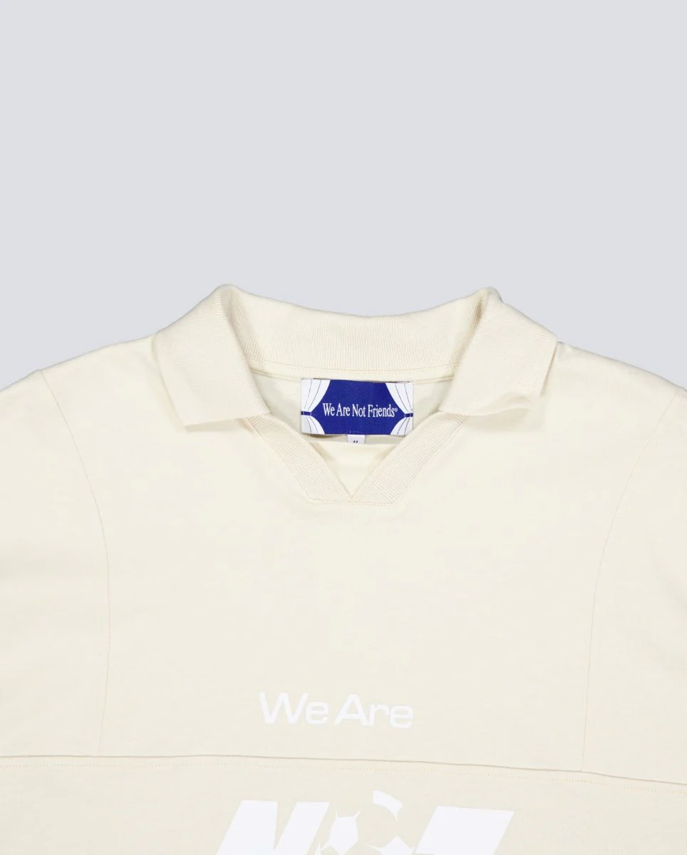 Camiseta We Are Not Friends World Play Cup Beige Unisex - Image 6