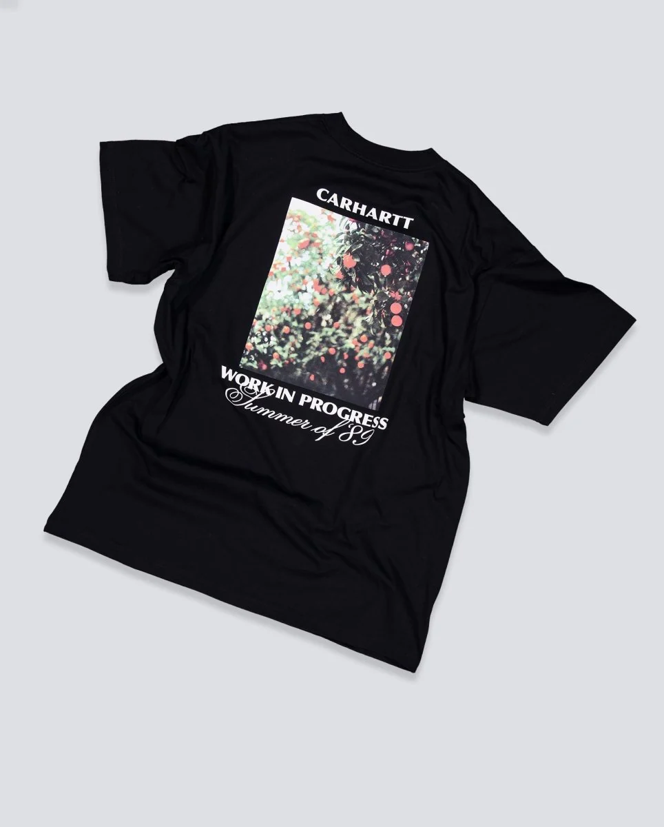 Camiseta Carhartt WIP S/S Warm Views Negra Unisex - Image 2