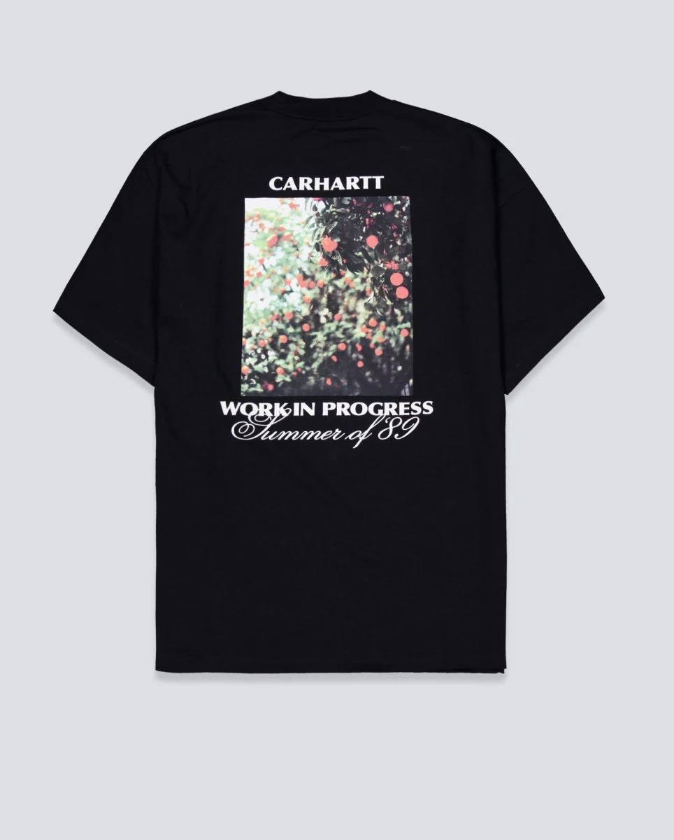 Camiseta Carhartt WIP S/S Warm Views Negra Unisex - Image 3