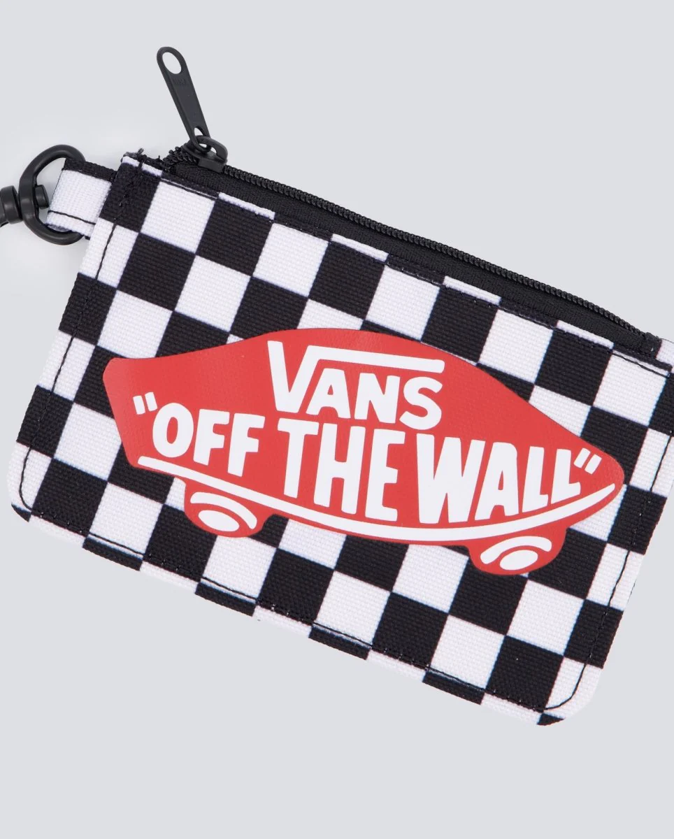 Cartera Vans Off The Wall Checkerboard Negro Y Blanco Unisex - Image 2
