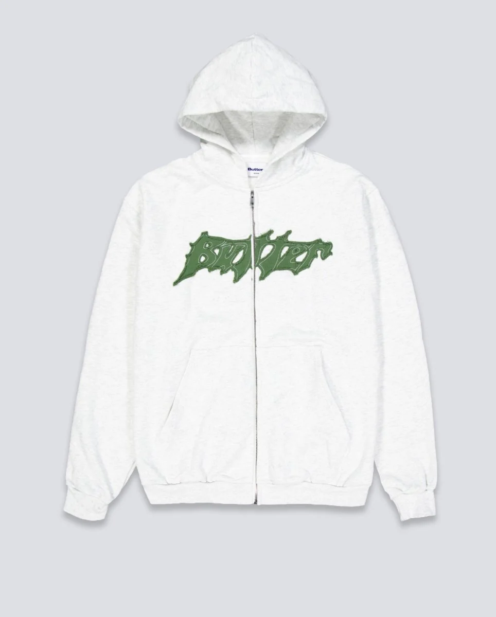 Chaqueta Butter Goods Amplify Zip-Thru Gris Unisex
