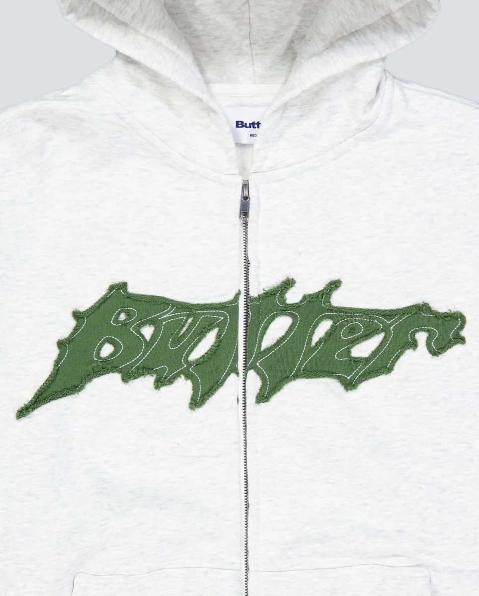 Chaqueta Butter Goods Amplify Zip-Thru Gris Unisex - Image 5