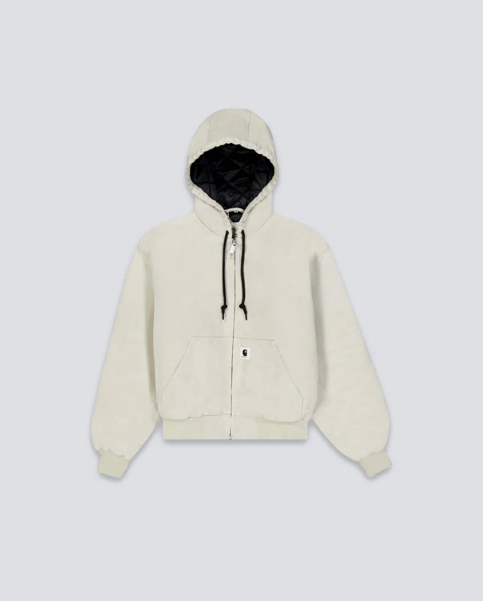 Chaqueta Carhartt Wip Og Active Jacket Cremallera Beige Mujer
