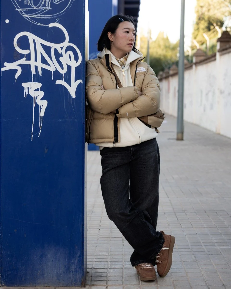 Chaqueta Dickies Mineral Full Zip Beige Unisex - Image 3