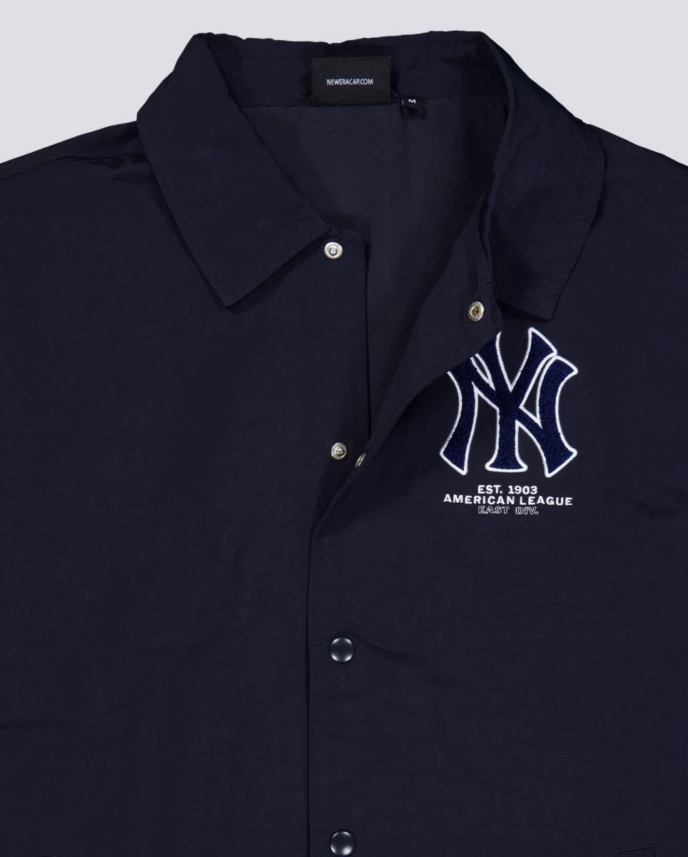 Chaqueta New Era MLB Coaches New York Yankees Azul Hombre - Image 3