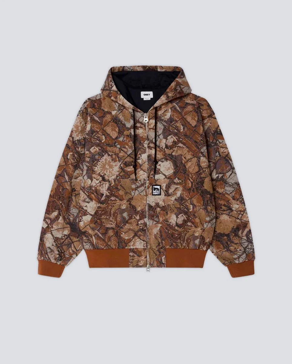 Chaqueta Obey Glen Marrón Unisex