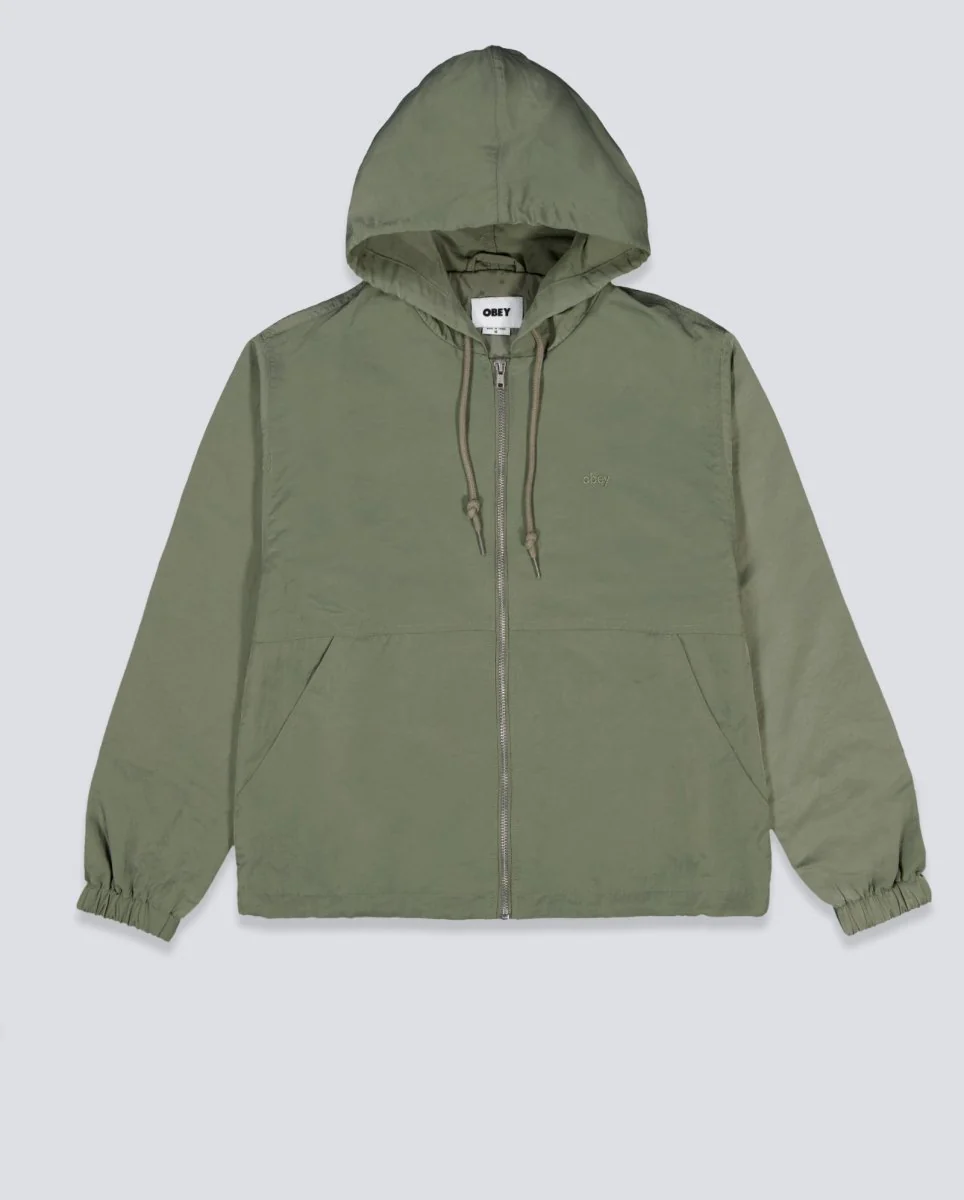 Chaqueta Obey Lula Boxi Verde Mujer