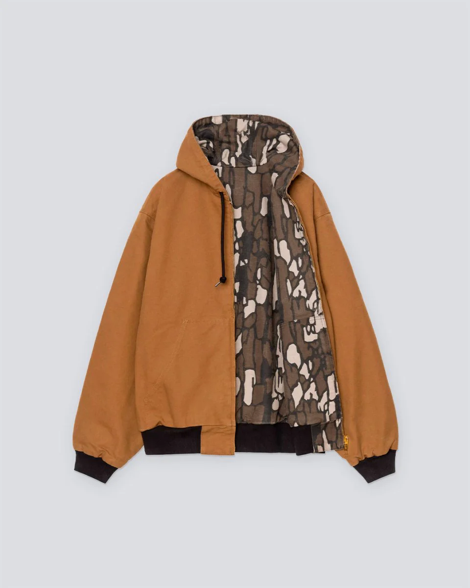 Chaqueta Reversible Carhartt WIP Active OG 50th Anniversary Marrón Hombre - Image 2
