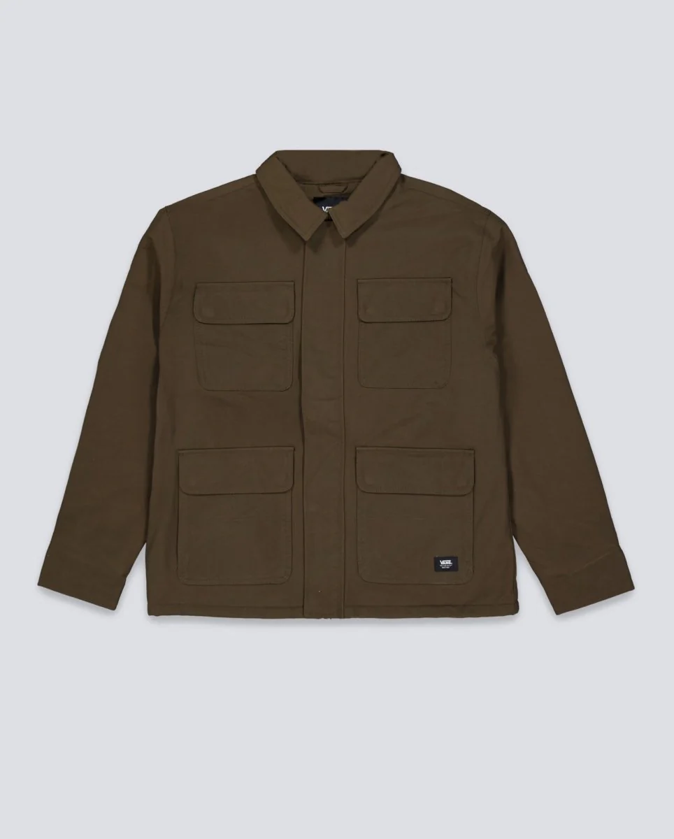 Chaqueta Vans Drill Chore Nylon Marrón Hombre