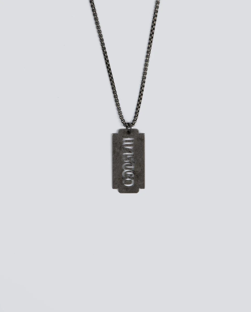 Colgante Wasted Paris U Sharp Necklace Gris Unisex - Image 3