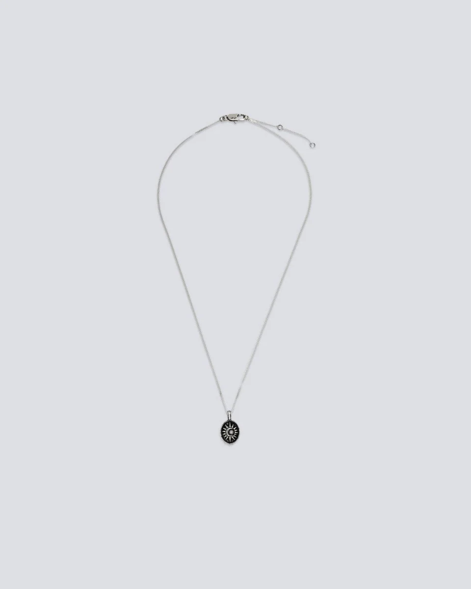 Collar Twojeys Midnight Plateado Unisex