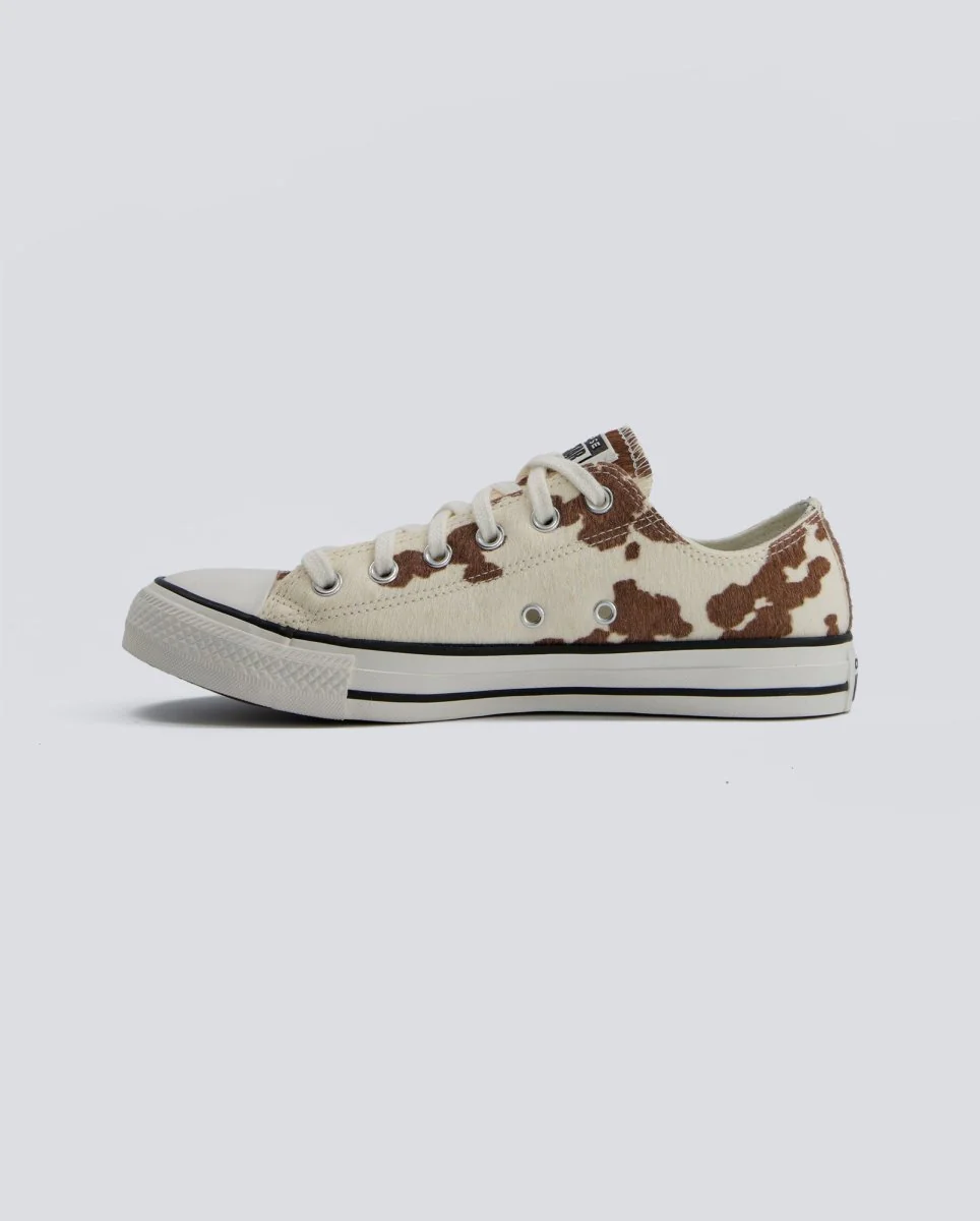 Converse Chuck Taylor Ox Cow Print Beige Mujer - Image 6