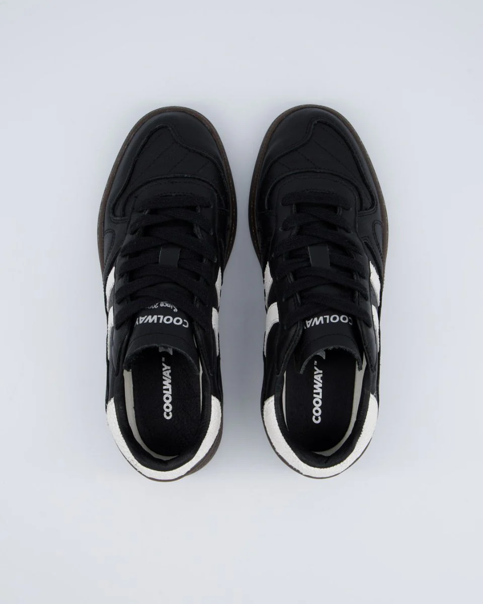 Coolway Goal Black Leather Mujer - Image 6