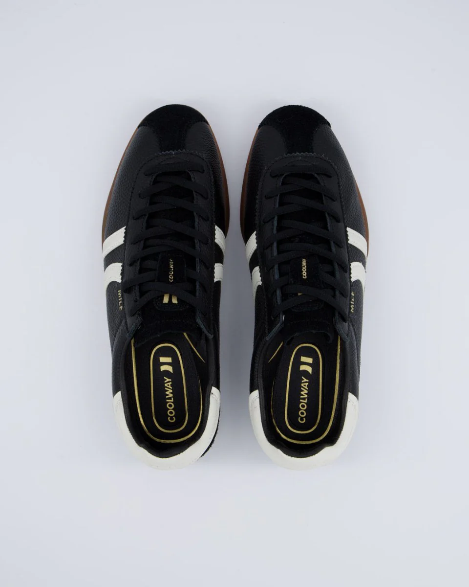 Coolway Mile Black Leather Mujer - Image 4
