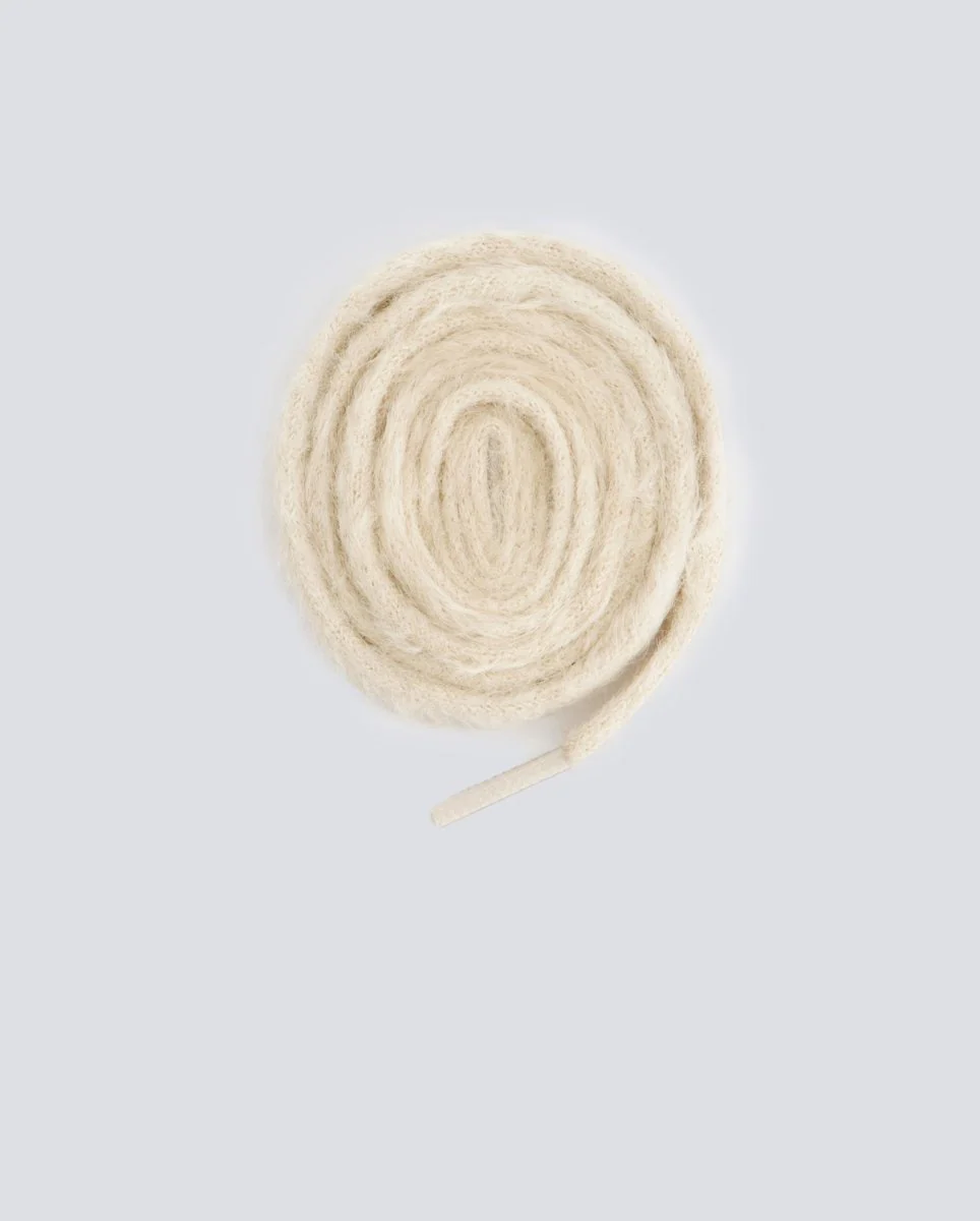 Cordones Coolway Furry Yarn Blanco Unisex - Image 2