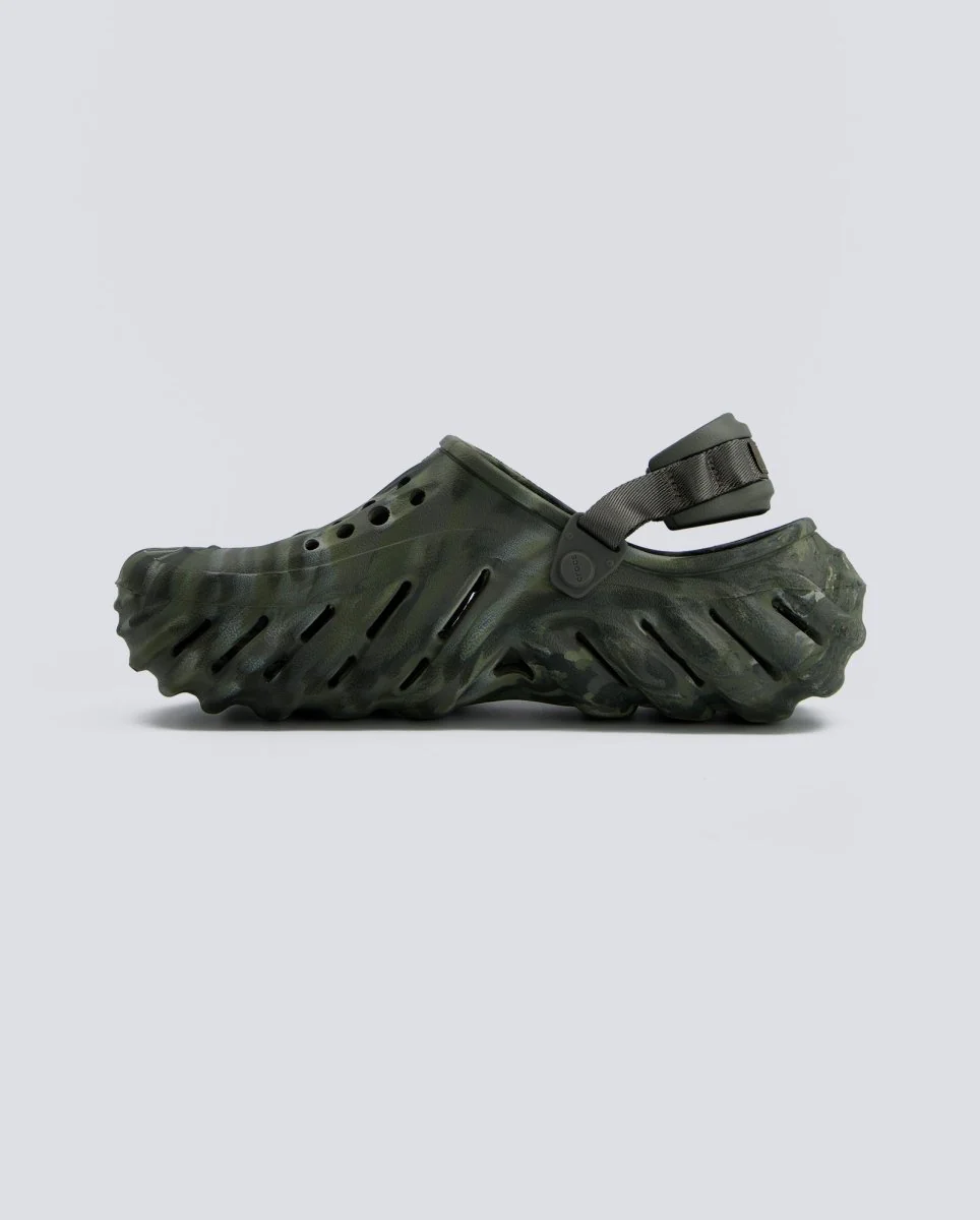 Crocs Echo Clog Marbled Verde Hombre - Image 4
