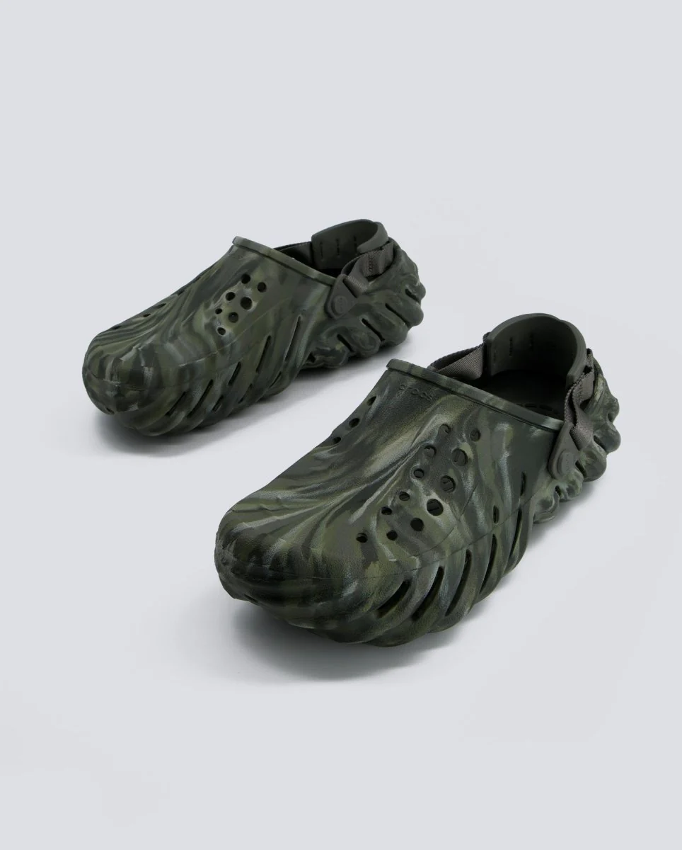 Crocs Echo Clog Marbled Verde Hombre - Image 5