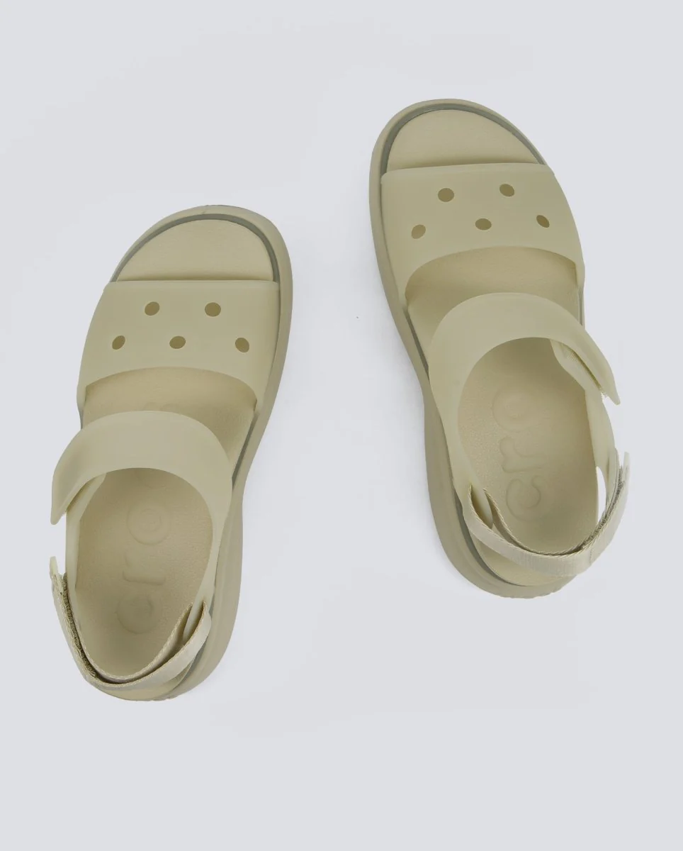 Crocs Soho Frosted Y Strap Beige Mujer - Image 4