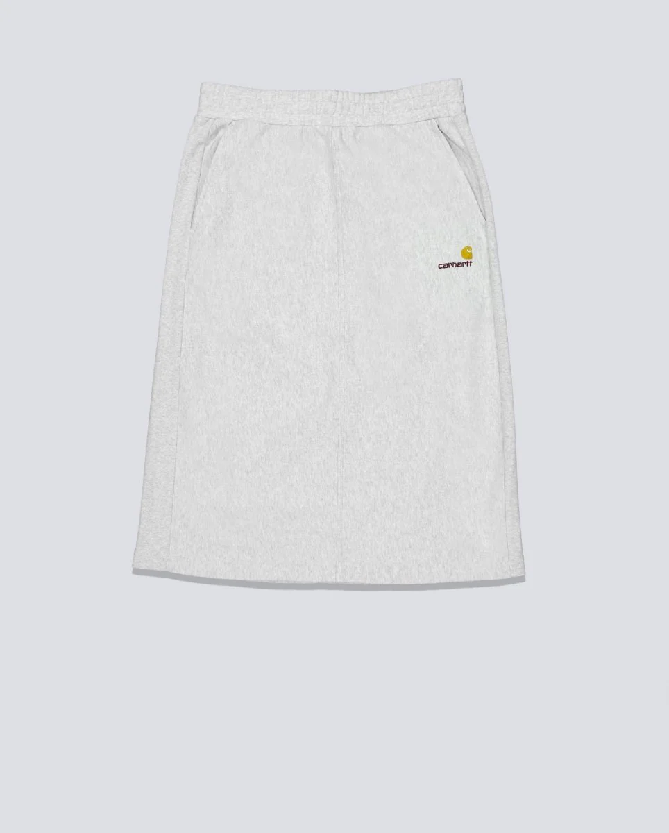 Falda Carhartt W American Script Gris Mujer