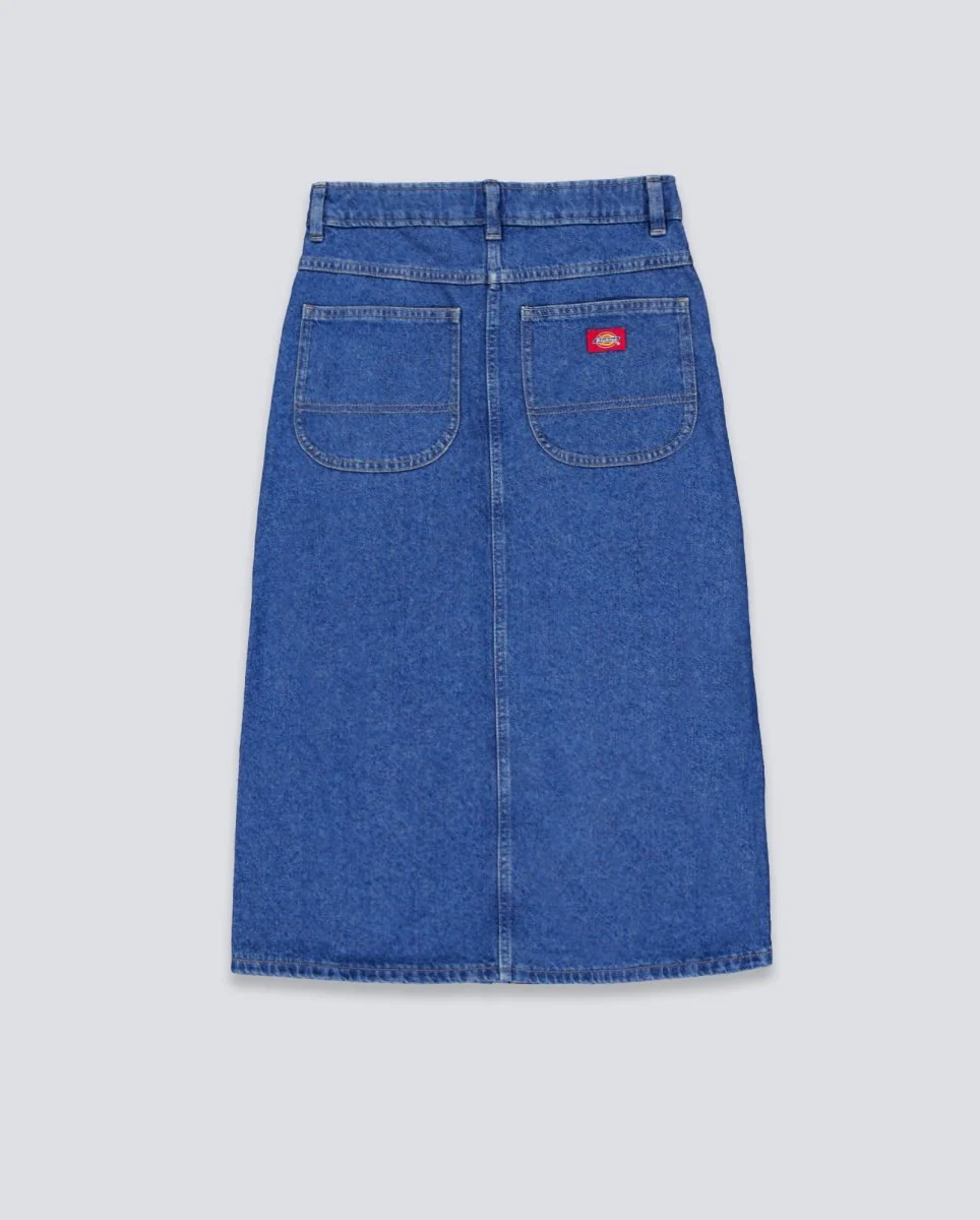 Falda Dickies Denim Azul Mujer - Image 3