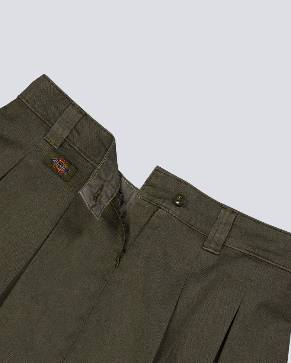Falda Dickies Unionville Work Skirt Pleated Verde Mujer - Image 3