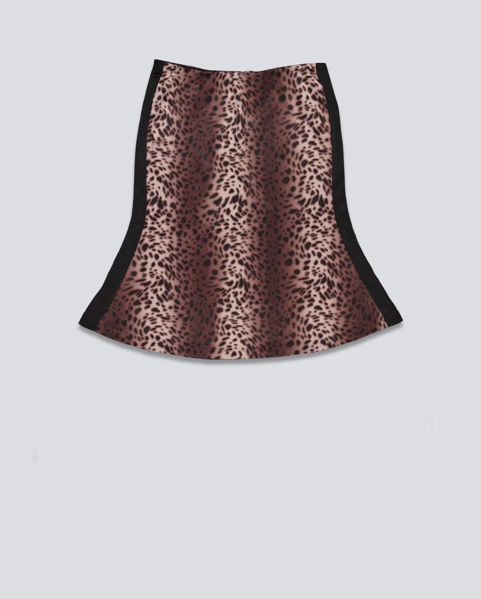 Falda Puma T7 Leo Luxe Aop Midi Negro Mujer - Image 5