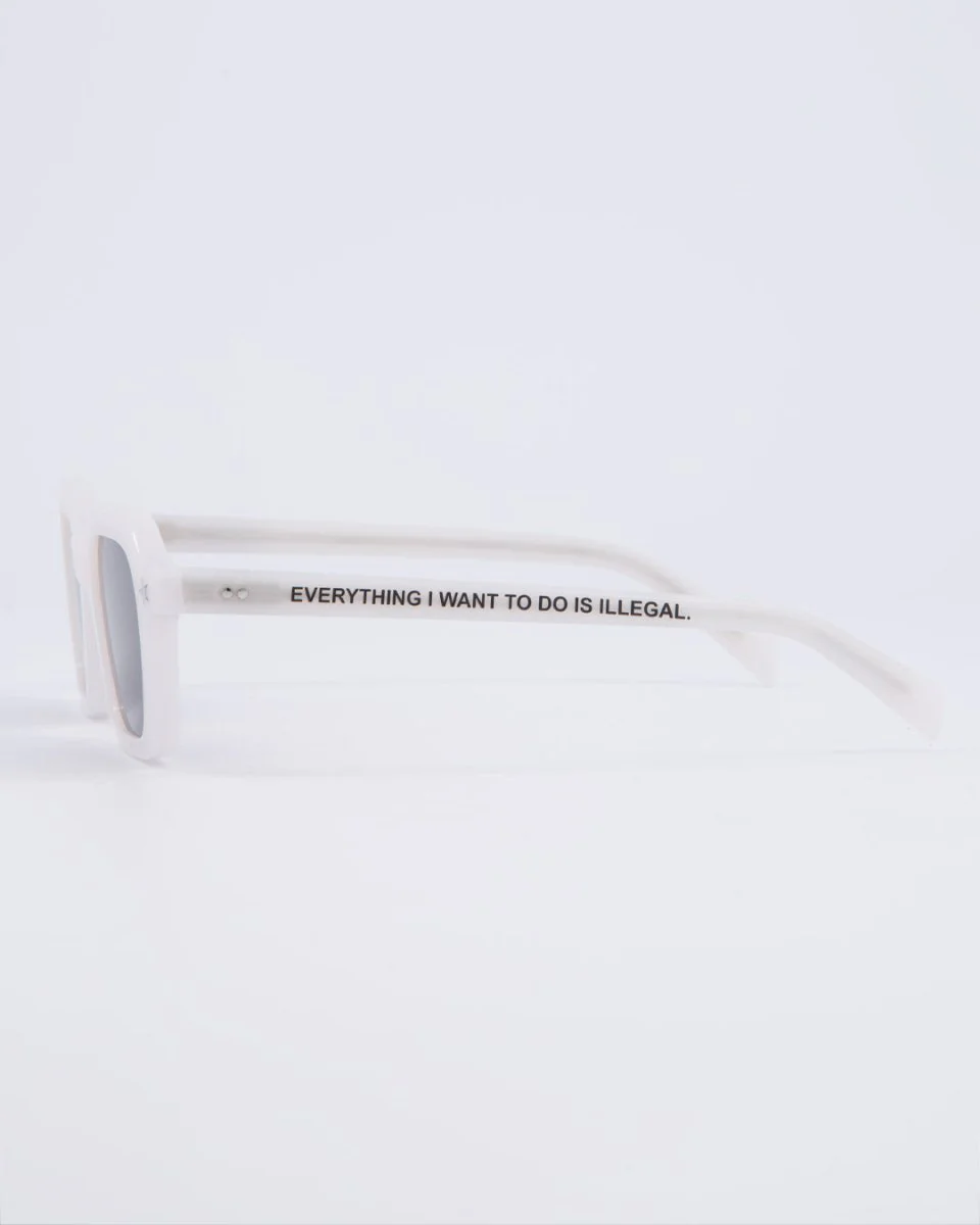 Gafas De Sol Pleasures Era Blanco Unisex - Image 2