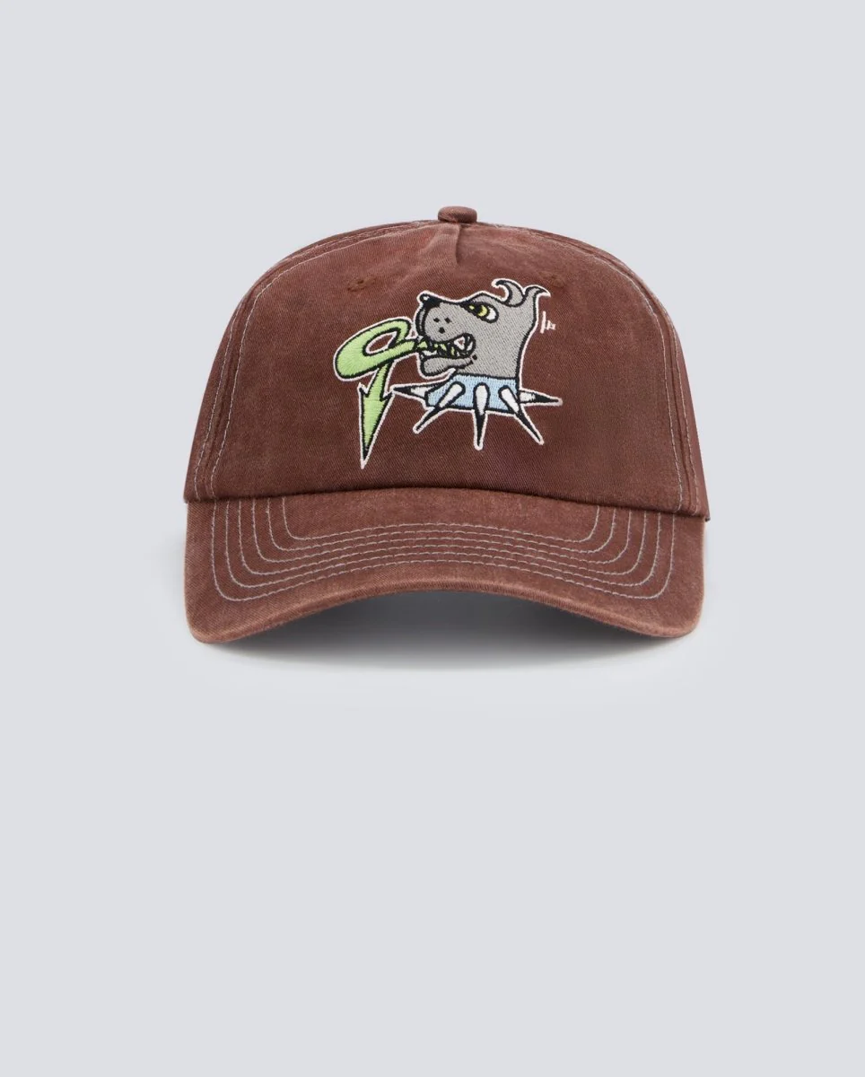 Gorra Butter Goods Canine 5 Panel Marrón Unisex