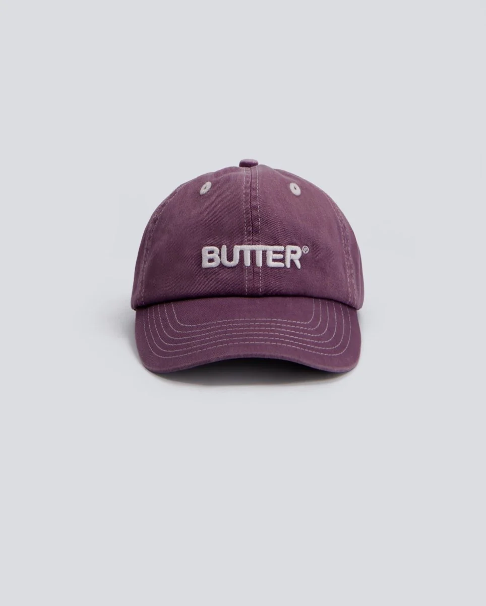 Gorra Butter Goods Rounded Logo Beige Unisex