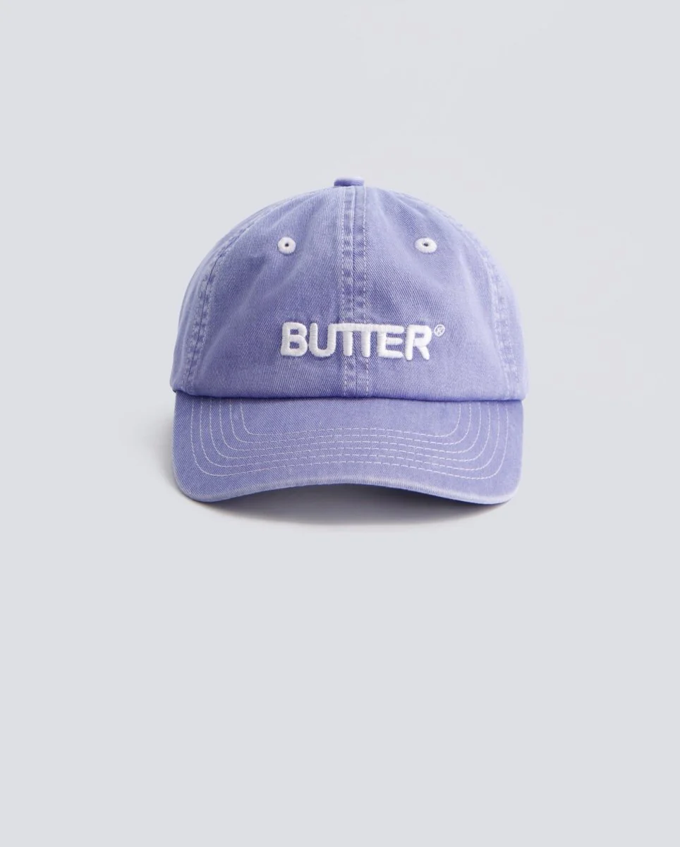 Gorra Butter Goods Rounded Logo Lila Unisex