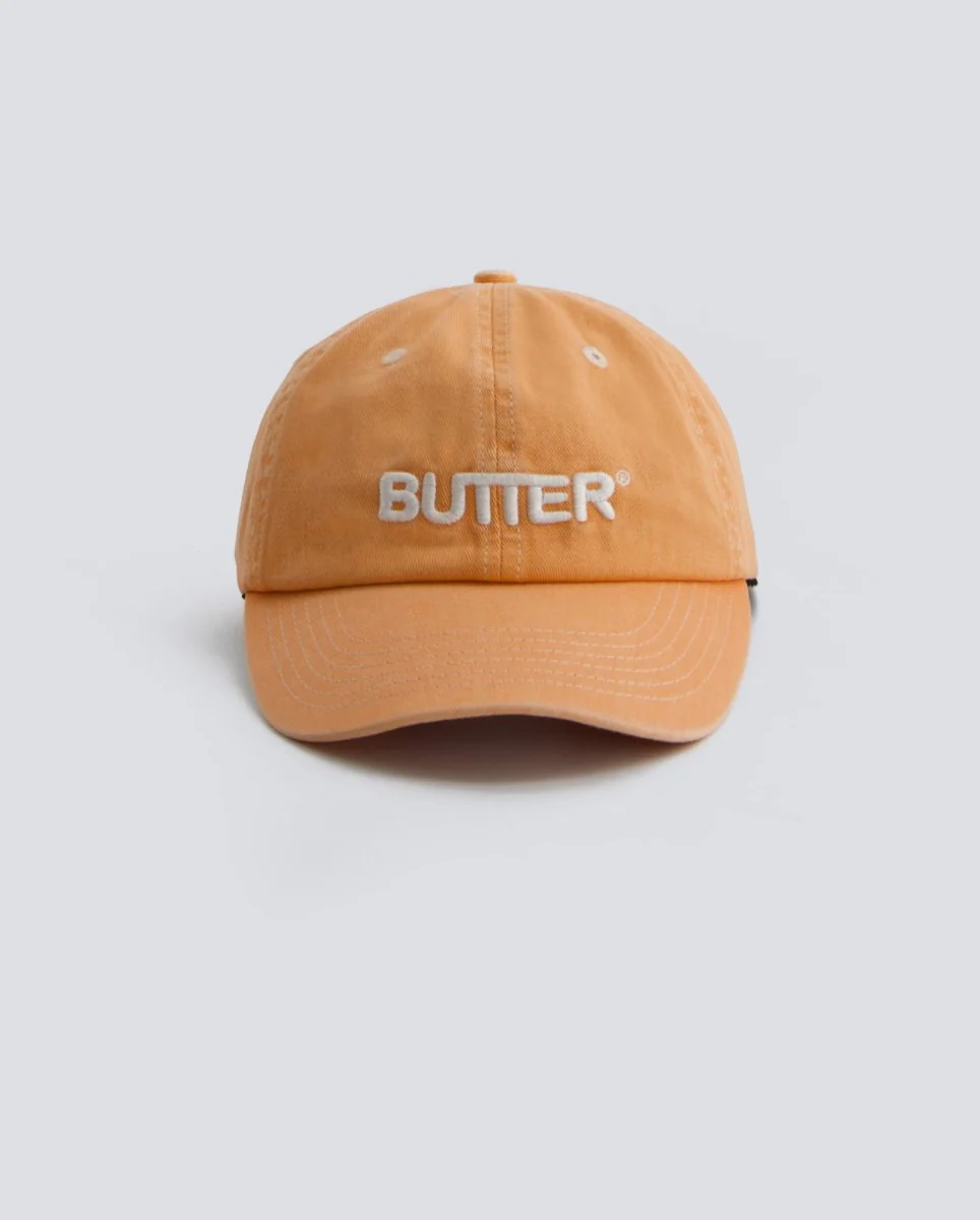 Gorra Butter Goods Rounded Logo Naranja Unisex