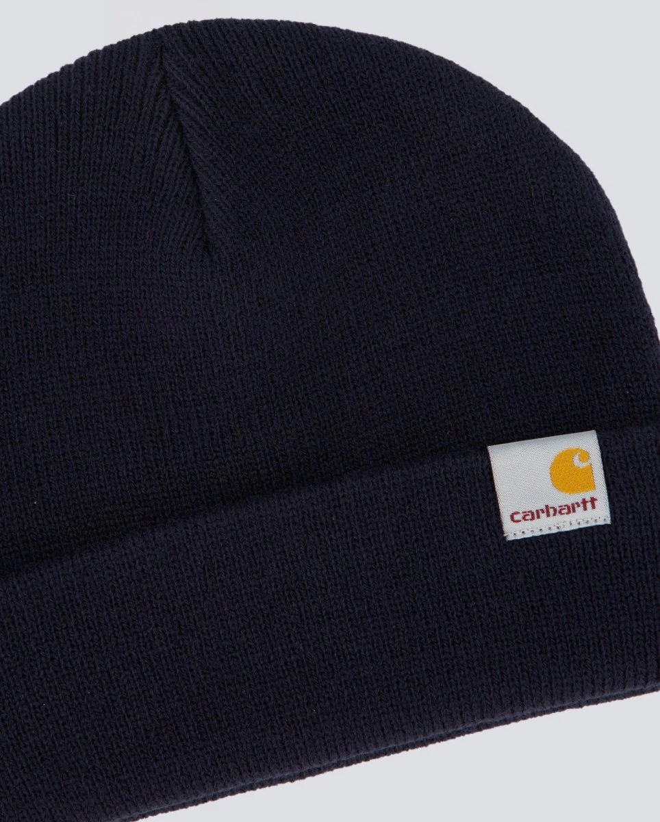 Gorro Carhartt Wip Stratus Hat Low Azul Marino Unisex - Image 2