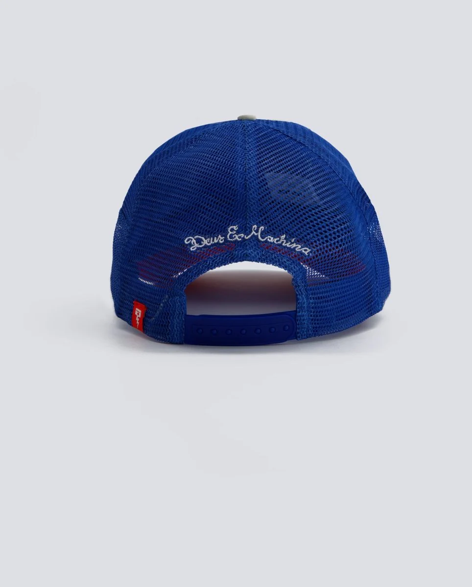 Gorra Deus Malden Trucker Azul y Blanco Unisex - Image 3