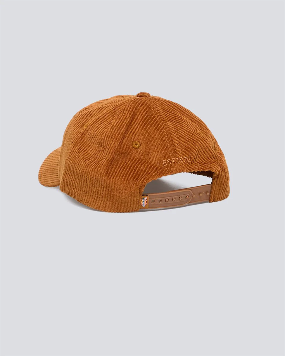 Gorra Dickies Hardwick Corduroy Marrón Unisex - Image 3