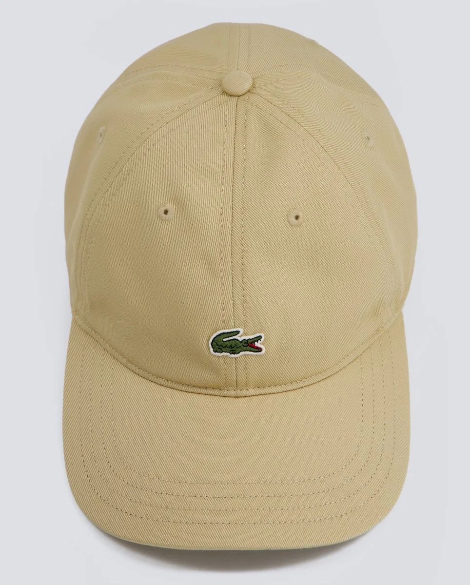 Gorra Lacoste Monochrome Beige Unisex - Image 4