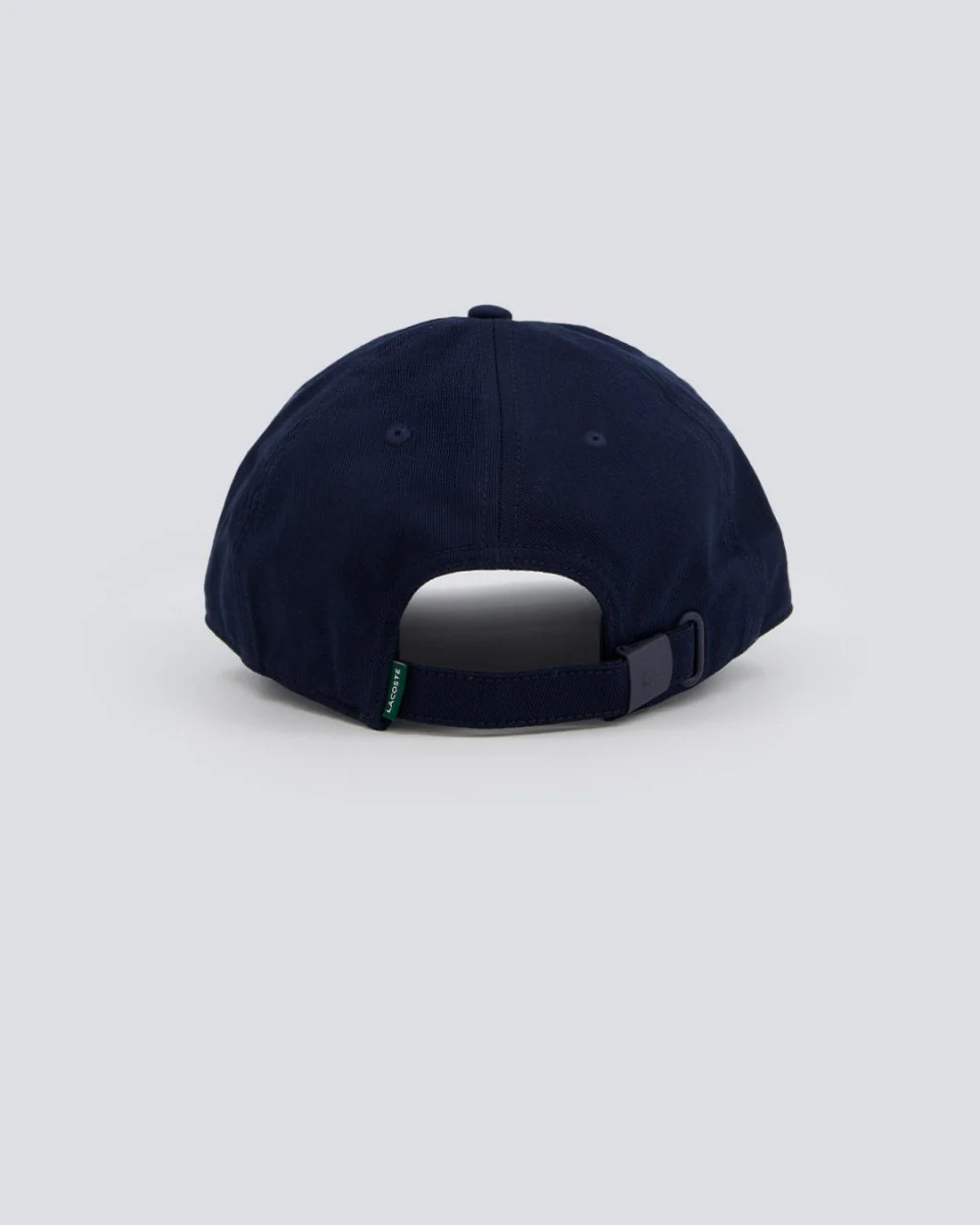 Gorra Lacoste Monochrome Cotton Twill Azul Marino Unisex - Image 3