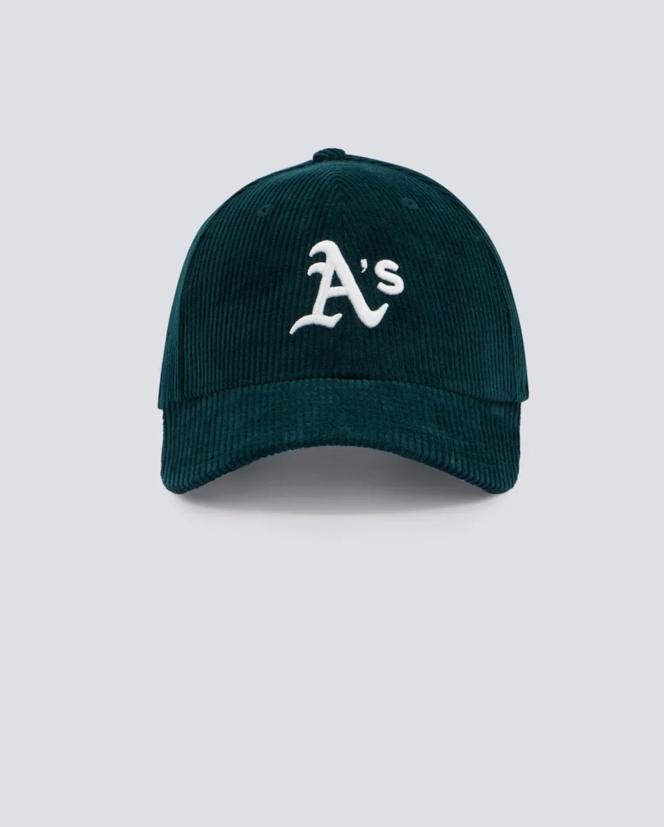Gorra New Era Oakland Athletics MLB Cord Canalé Verde Unisex