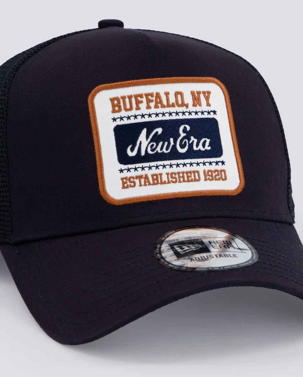 Gorra New Era Patch Trucker Negro Unisex - Image 2