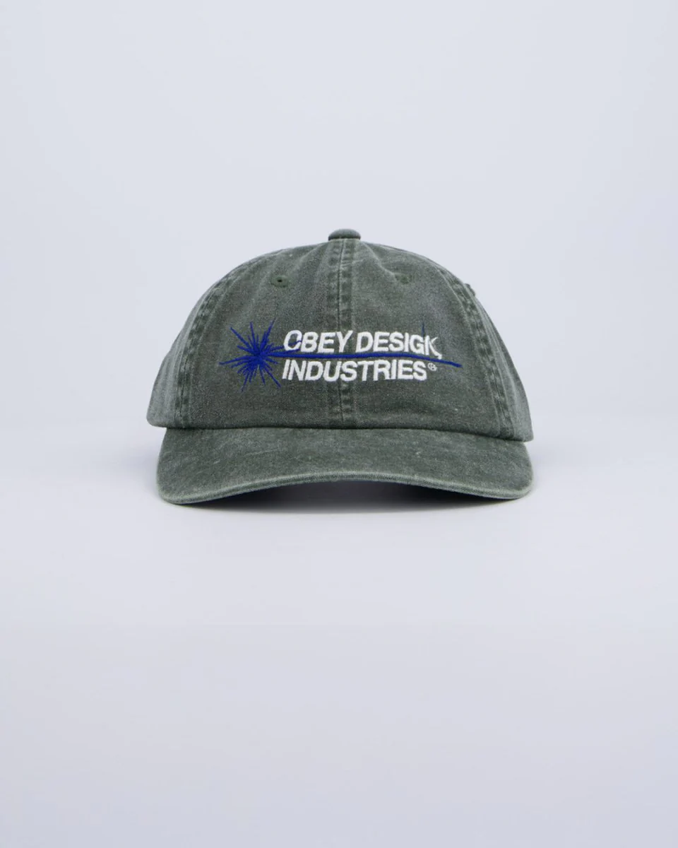 Gorra Obey Pigment Obey Industries Velcro Verde Unisex