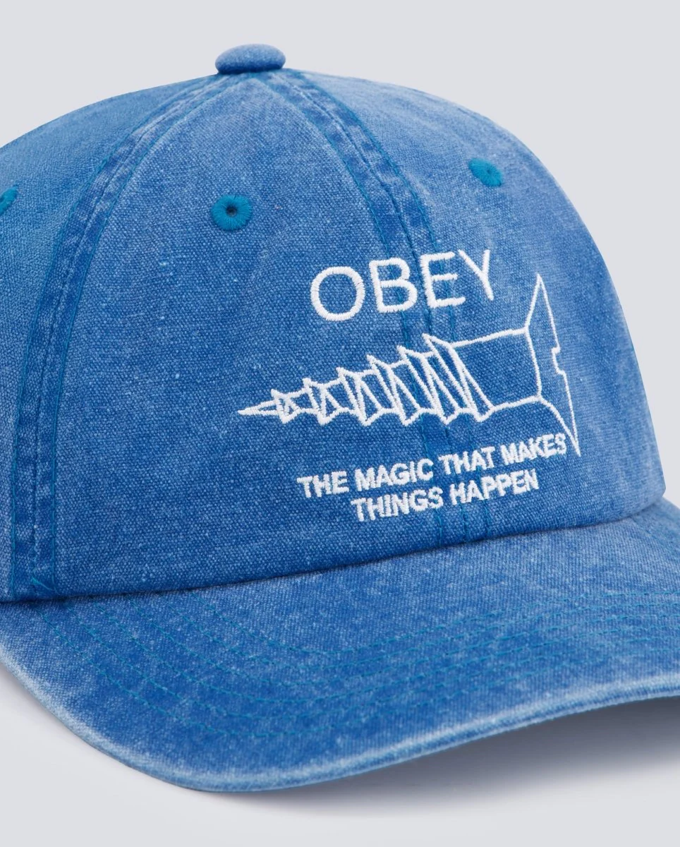 Gorra Obey Pigment Things Happen Strapbk Azul Unisex - Image 2