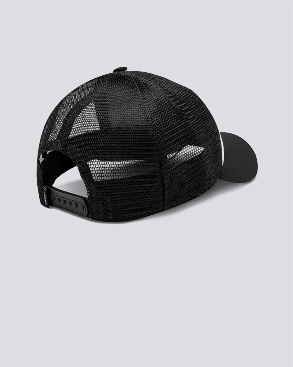 Gorra Vans Classic Patch Curved Bill Trucker Blanco Y Negro Unisex - Image 3