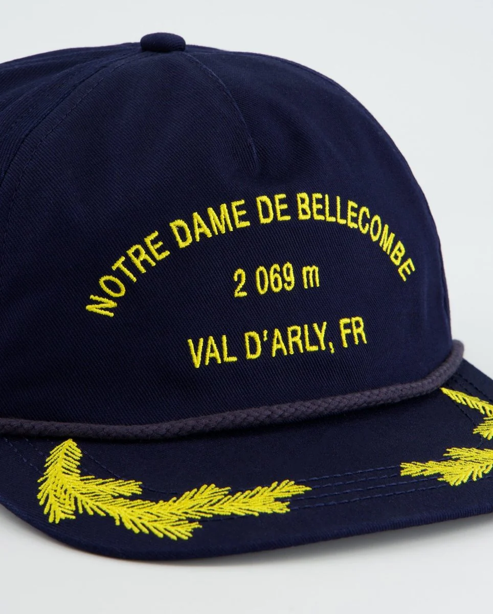 Gorra Visit Caps Bellecombe Azul y Amarillo Unisex - Image 2