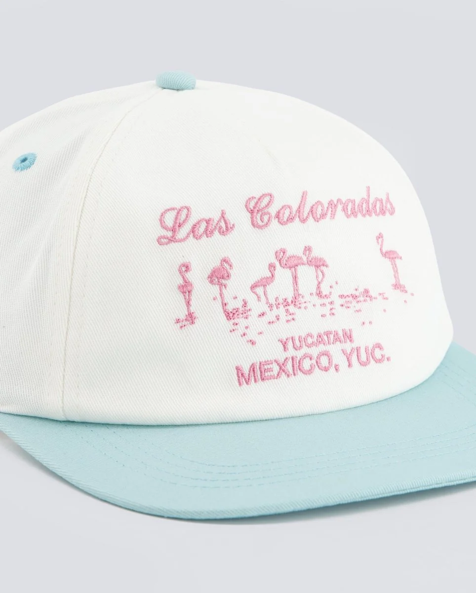 Gorra Visit Caps Las Coloradas Blanco y Azul Unisex - Image 2