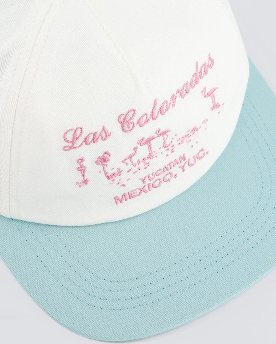 Gorra Visit Caps Las Coloradas Blanco y Azul Unisex - Image 4