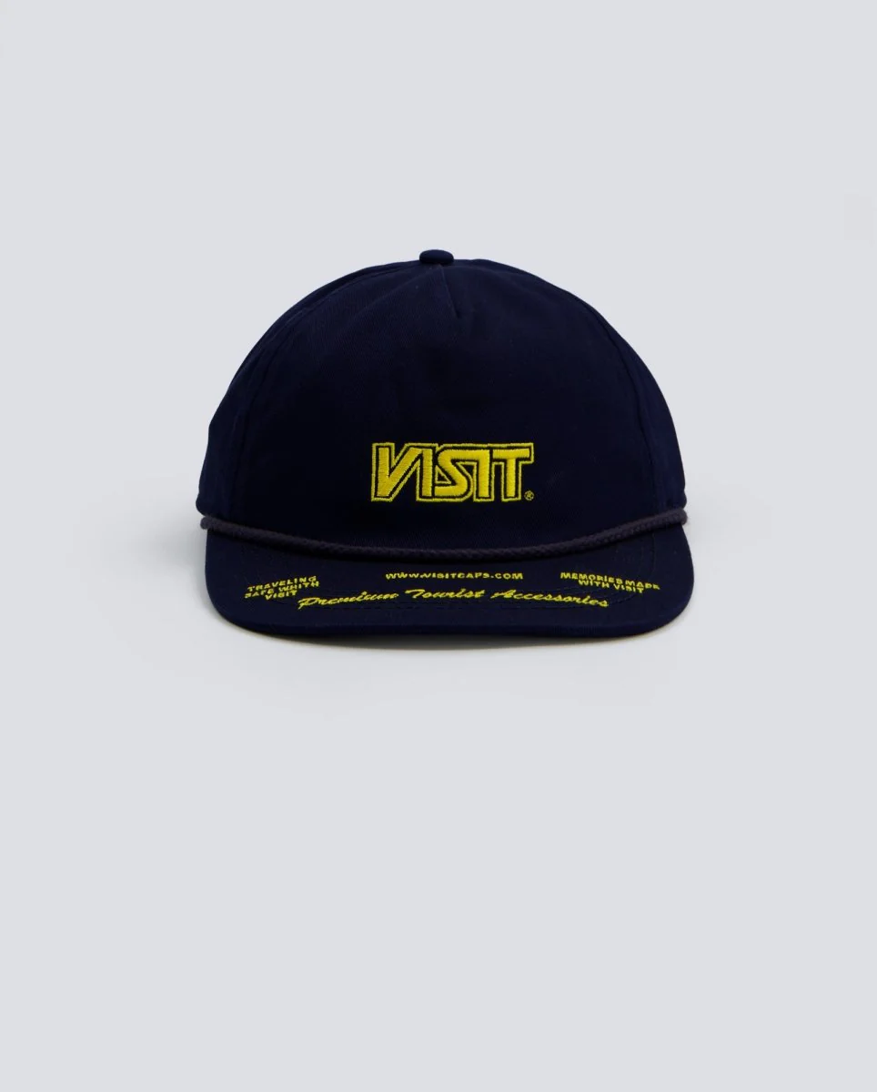 Gorra Visit Caps Visit Guide 01 Azul y Amarillo Unisex