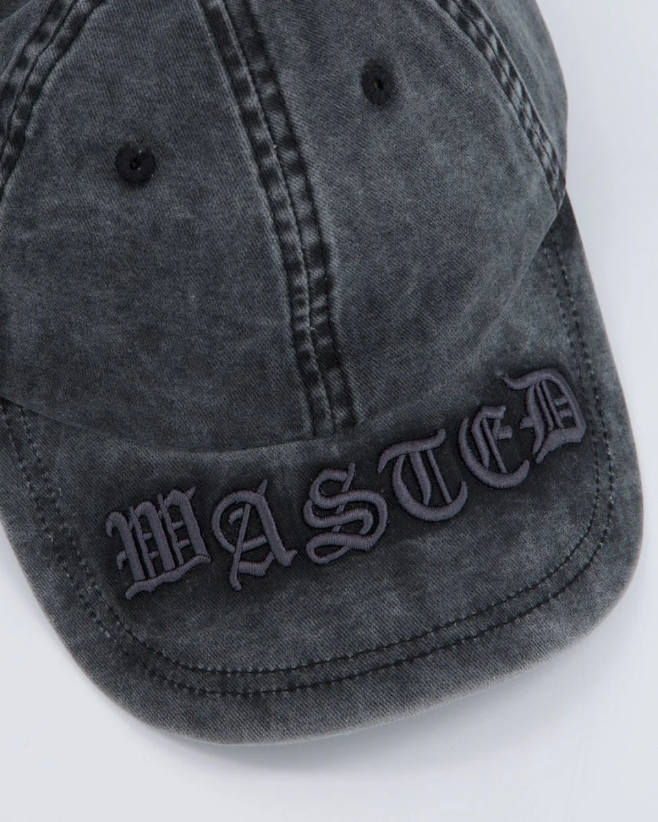 Gorra Wasted Paris Kingdom Curve Destroy Gris Unisex - Image 2