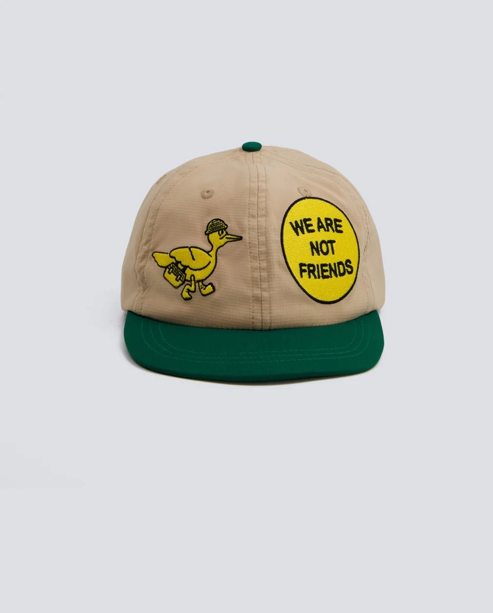 Gorra We Are Not Friends Tools Beige Hombre